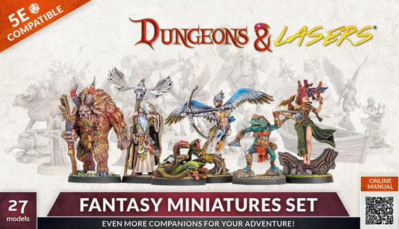 Dungeons & Lasers: Fantasy Miniatures Pack