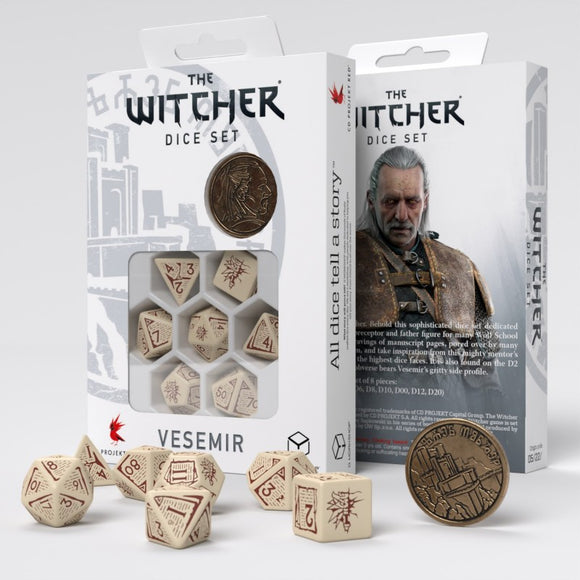 Q-workshop: The Witcher Dice Set. Vesemir - The Old Wolf