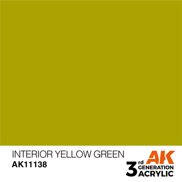 AK Acrylic - Interior Yellow Green 17ml