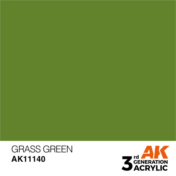 AK Acrylic - Grass Green 17ml