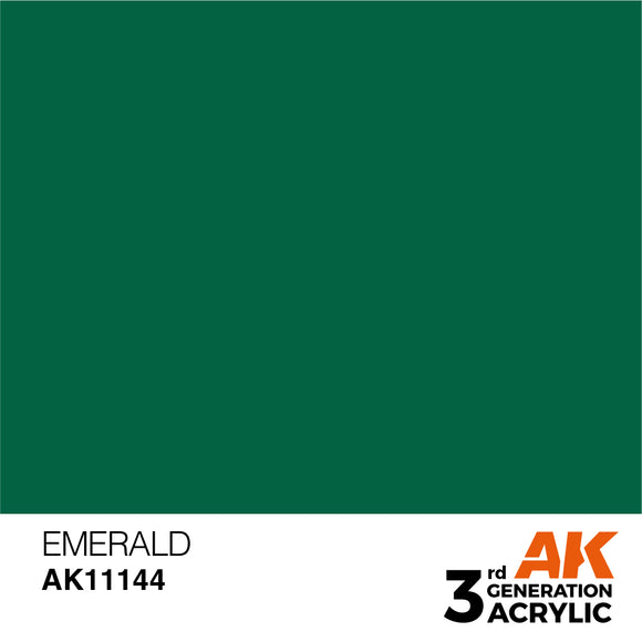 AK Acrylic - Emerald 17ml