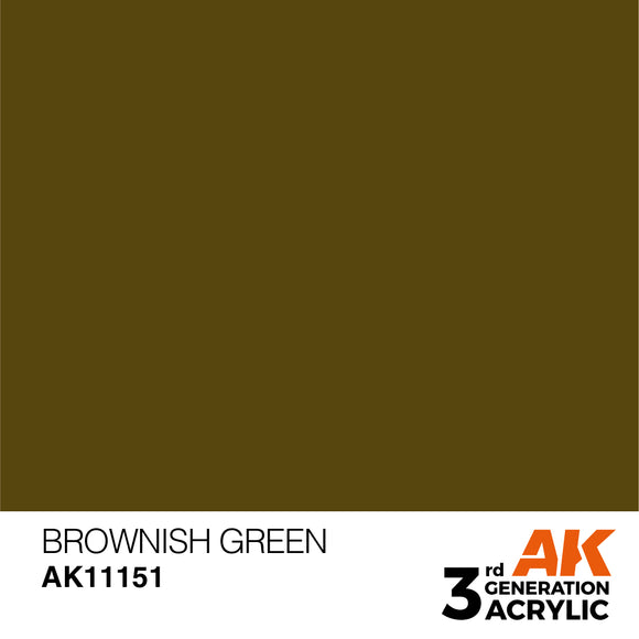 AK Acrylic - Brownish Green 17ml