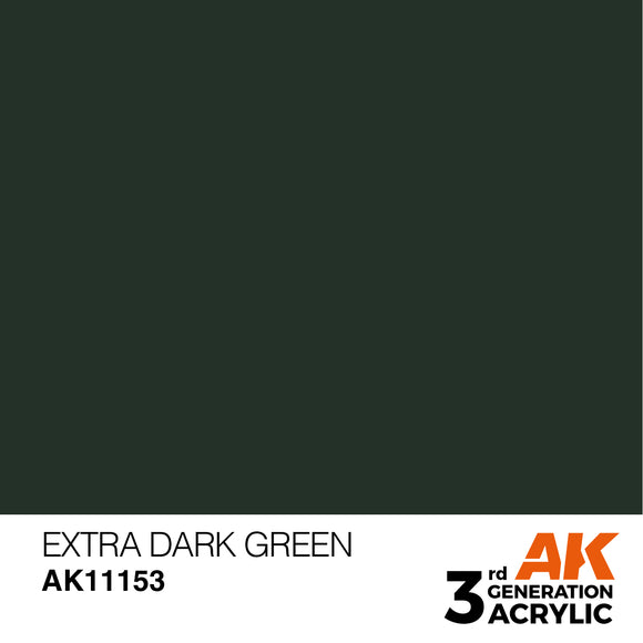 AK Acrylic - Extra Dark Green 17ml