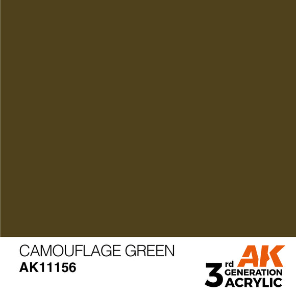 AK Acrylic - Camouflage Green 17ml