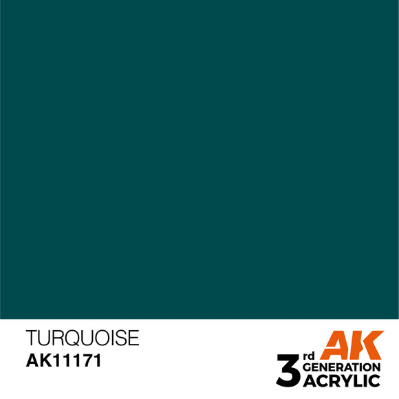 AK Acrylic - Turquoise 17ml