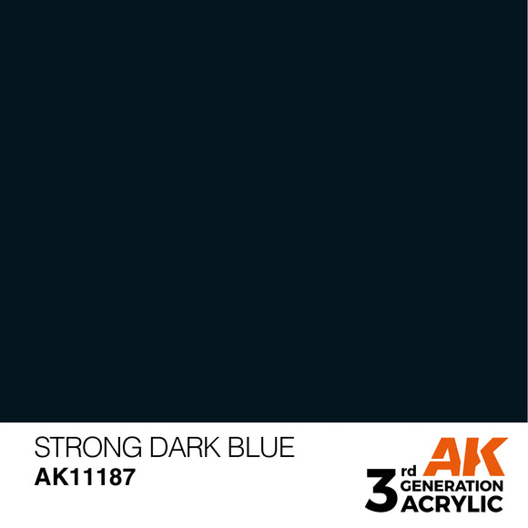 AK Acrylic - Strong Dark Blue 17ml