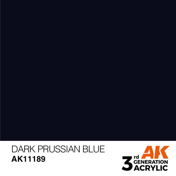 AK Acrylic - Dark Prussian Blue 17ml