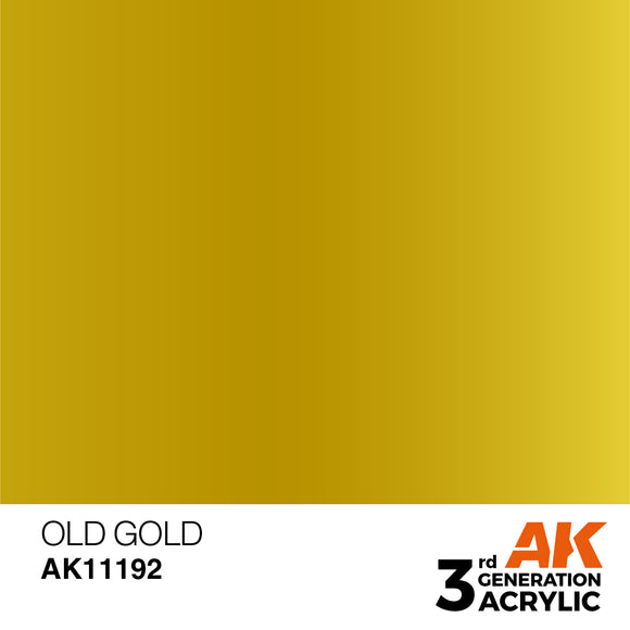AK Acrylic - Old Gold 17ml