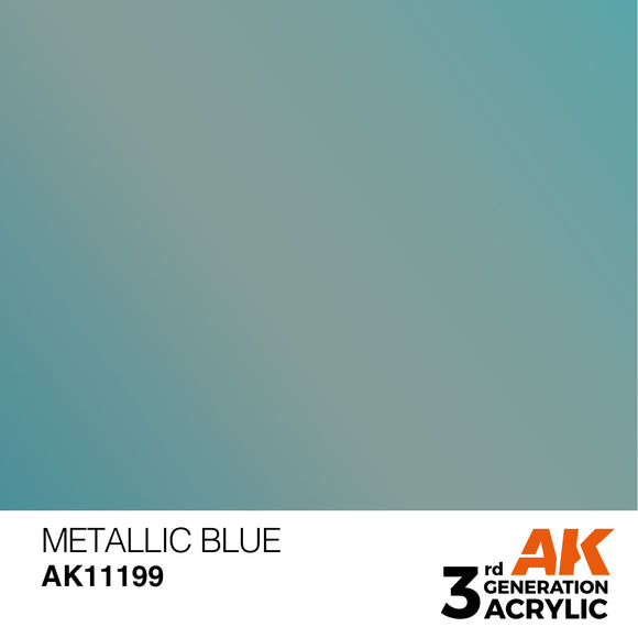 AK Acrylic - Metallic Blue 17ml