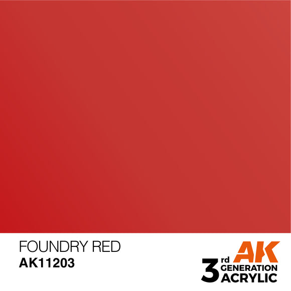 AK Acrylic - Foundry Red 17ml