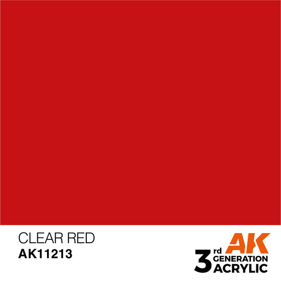 AK Acrylic - Clear Red 17ml