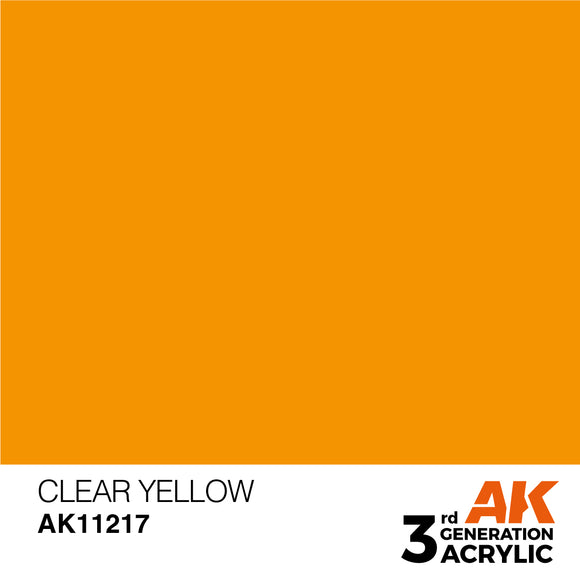 AK Acrylic - Clear Yellow 17ml
