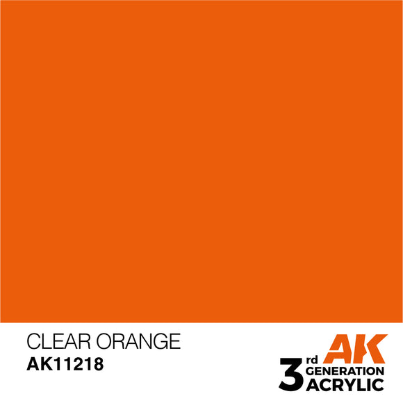 AK Acrylic - Clear Orange 17ml