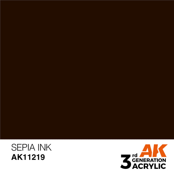 AK Acrylic - Sepia INK 17ml