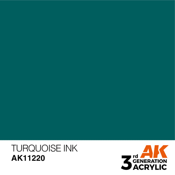 AK Acrylic - Turquoise INK 17ml