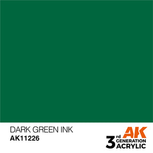 AK Acrylic - Dark Green INK 17ml