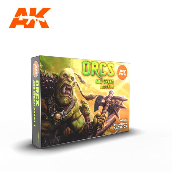 AK Acrylic - Orcs & Green Creatures