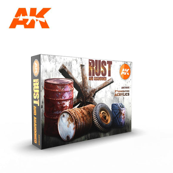 AK Acrylic - Rust Set