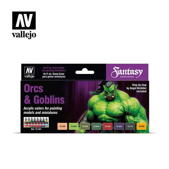Vallejo Fantasy Pro - Orcs & Goblins Set