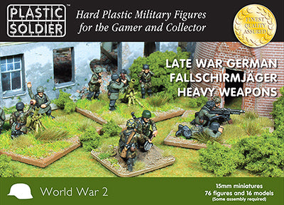 Plastic Soldier Company: 15mm Late War German Fallschirmjager Heavy Weapons