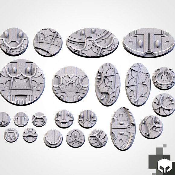 Filthy Casual Bases: 40mm Temple Bases (3)