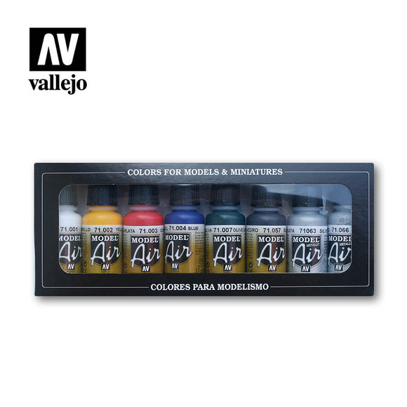 Vallejo Model Air Set - Basic Colors