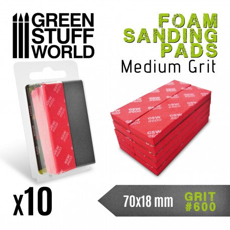 Green Stuff World: Foam Sanding Pads 600 grit