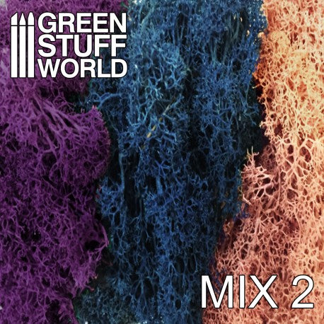 Green Stuff World: Islandmoss - Blue Violet and Light Pink Mix