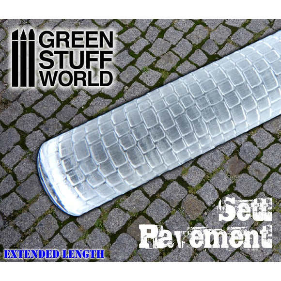 Green Stuff World: Rolling Pin Sett Pavement