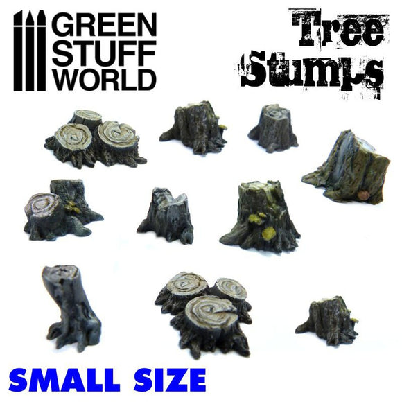 Green Stuff World: Small Tree Stumps