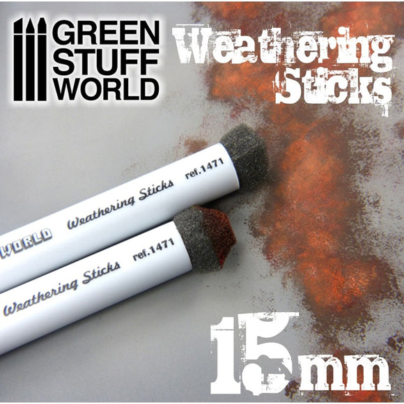 Green Stuff World: Weathering Brushes 15mm