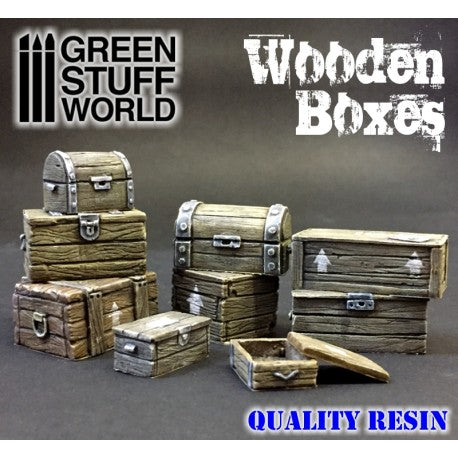 Green Stuff World: Wooden boxes set