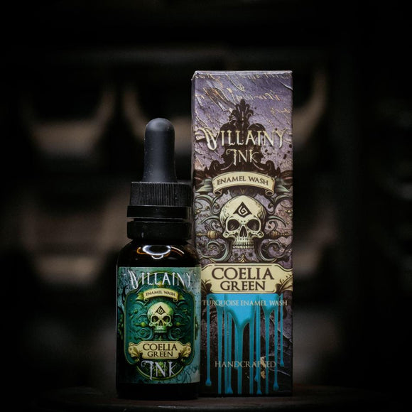 Villainy Ink Enamel - Coelia Green (30ml)
