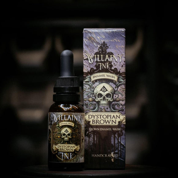 Villainy Ink Enamel - Dystopian Brown (30ml)