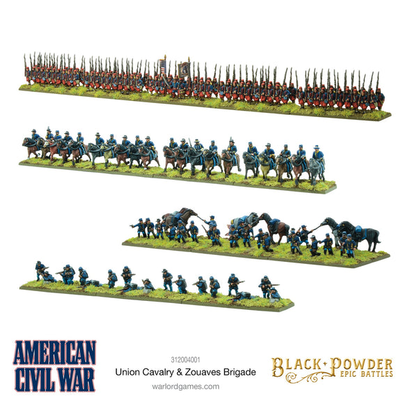Black Powder Epic Battles: American Civil War Union Cavalry & Zouaves Brigade