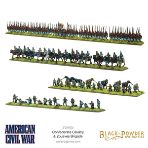 Black Powder Epic Battles: Confederate Cavalry & Zouaves Brigade