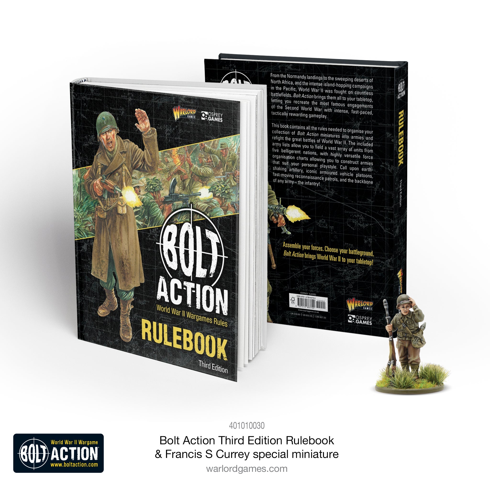 Bolt Action Third Edition Rulebook With Francis S. Currey Special Min