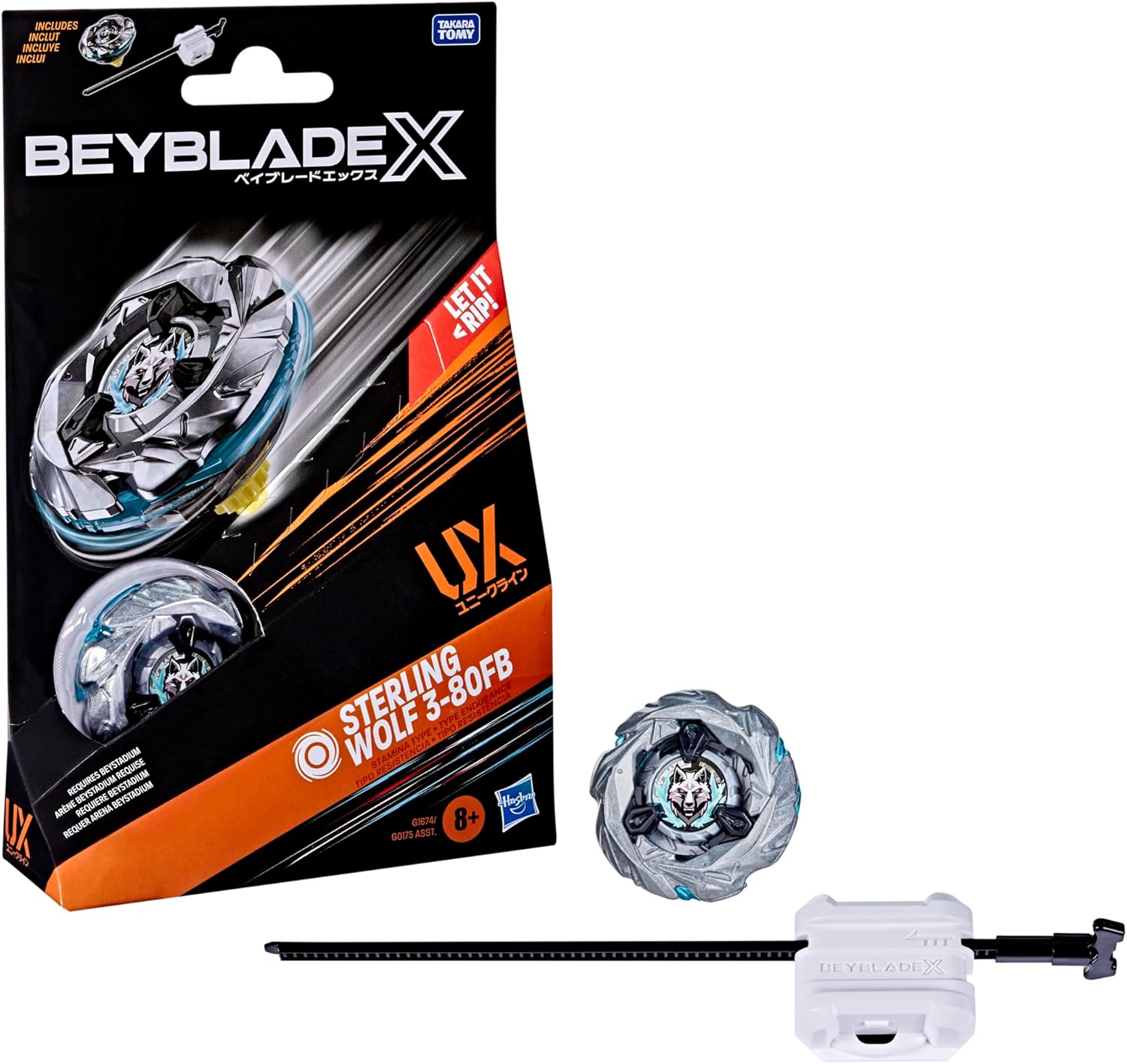 Beyblade X Gale Wyvern 5-80GB and Tail Viper 3-80HN Top Dual Pack
