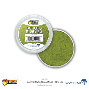 Warlord Battlefields & Basing: Summer 2mm Static Grass(180ml)