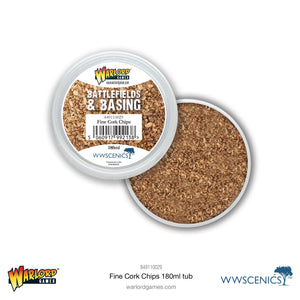 Warlord Battlefields & Basing: Fine Cork Chips (180ml)