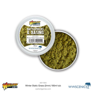 Warlord Battlefields & Basing: Winter Grass 2mm Static Grass (180ml)