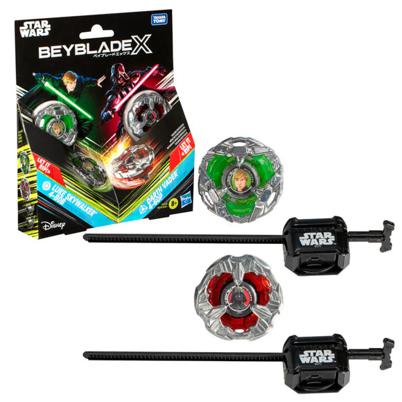 Star Wars Beyblade X - Luke Skywalker 4-80B & Darth Vader 4-60P