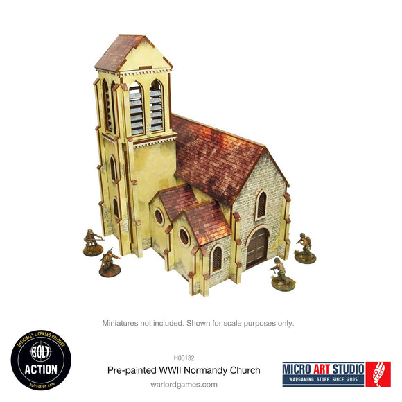 Bolt Action: Pre-Painted WW2 Normandy Church