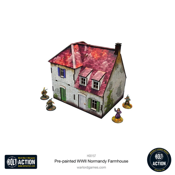 Bolt Action: Pre-Painted WWII Normandy Farmhouse