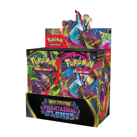 Pokémon: Mega Evolution—Phantasmal Flames - Booster Display