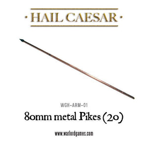 Hail Caesar: 80mm Metal Pikes (20)