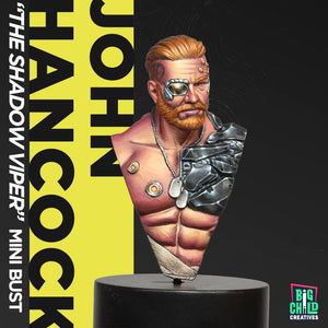 BCC: John Hancock "The shadow viper" Mini Bust