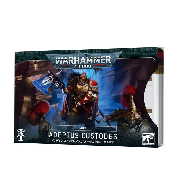 Warhammer 40K:  Index Cards - Adeptus Custodes