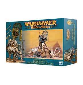 Warhammer Old World: Tomb King on Necrolith Bone Dragon