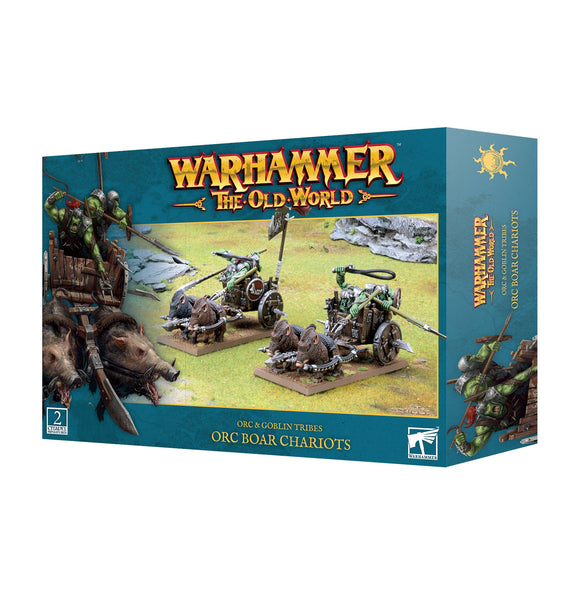 Warhammer The Old World: Orcs and Goblins Orc Boar Chariots